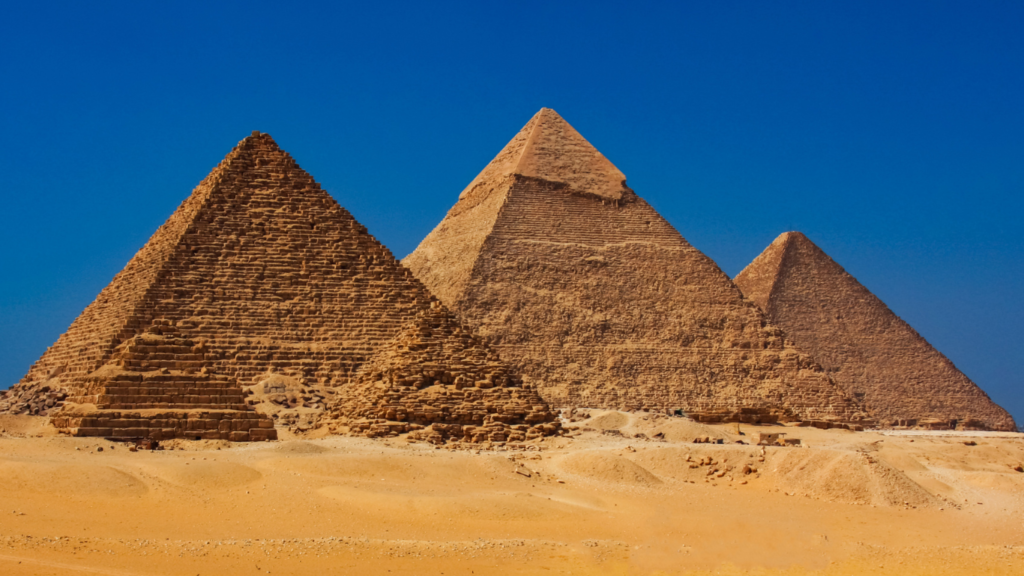 Three Egyptian Pyramids: The history of countertops