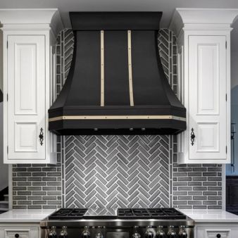 Herringbone Kitchen Backsplash Tile