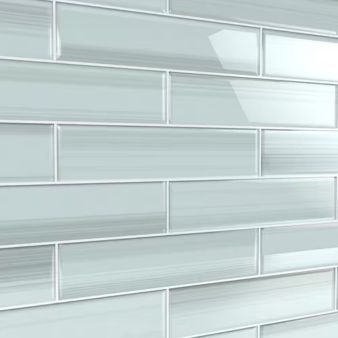 glass tile backsplash